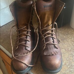 Wolverine Men's Rich Brown Leather Boots